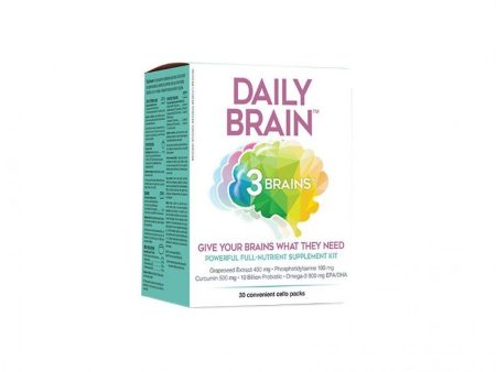 3 Brains - Daily Brain, 30 PACKETS Cheap