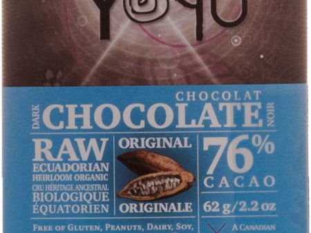 Giddy Yoyo - Original 76% Chocolate Bar, 62 g Cheap