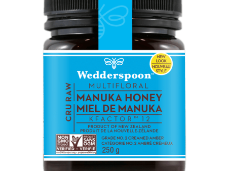 Wedderspoon - Manuka Honey Active 12+, 250 g Online now