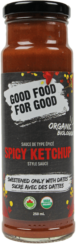 Good Food For Good - Spicy Date Sweetened Ketchup, 250 mL Discount