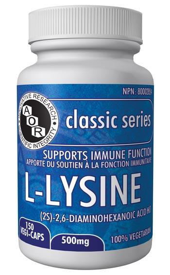 AOR - L-Lysine, 150 Caps Online Sale