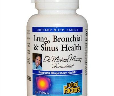 Natural Factors - Lung Bronchial & Sinus Health - 45tabs Sale