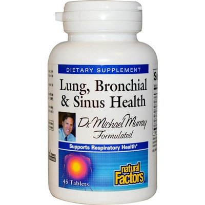 Natural Factors - Lung Bronchial & Sinus Health - 45tabs Sale