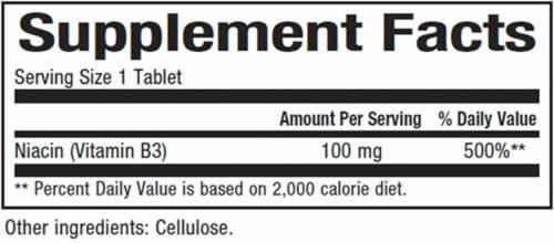 Natural Factors - B3 Niacin 100mg, 90 tablets Online now