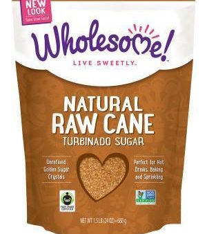 Wholesome Sweeteners - Raw Cane Sugar FT, 681 g Online now