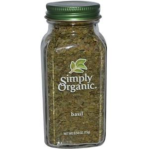 Simply Organic Sweet Basil Leaf - 15 g Online