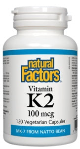 Natural Factors - Vitamin K2 - 120  CAPSULES For Discount