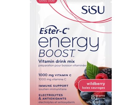 Sisu - Ester-C Energy Boost Wildberry, packet Cheap