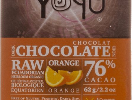 Giddy Yoyo - Orange 76% Chocolate Bar, 62 g Fashion