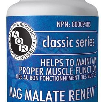 AOR - Mag Malate Renew, 120 Caps For Discount