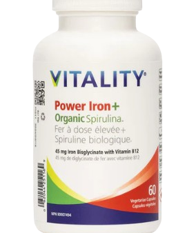 Vitality - Power Iron+org Spirulina 60day - 60caps Online Hot Sale