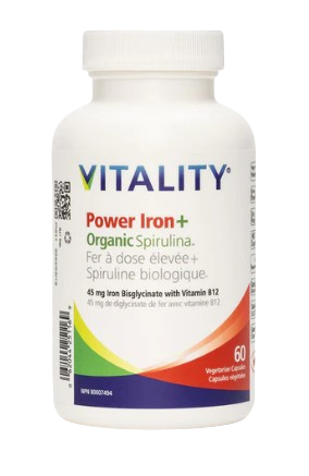 Vitality - Power Iron+org Spirulina 60day - 60caps Online Hot Sale