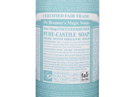 Dr. Bronner s - Organic Baby-Mild Castile Soap, 944ml Online Hot Sale