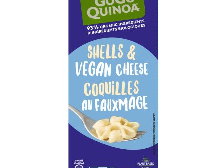 Gogo Quinoa - White Shells & Vegan Cheese, 170 g Hot on Sale