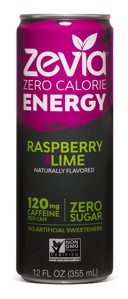 Zevia - Raspberry Lime Energy Drink, 355 mL Hot on Sale