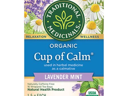 Traditional Medicinals - Organic Cup of Calm Tea, 16 Count For Cheap