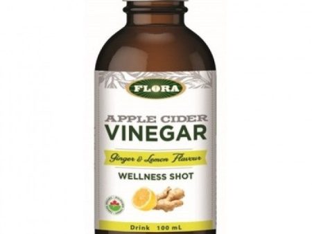 Flora - Apple Cider Vinegar Shot, Ginger & Lemon, 100 mL Fashion