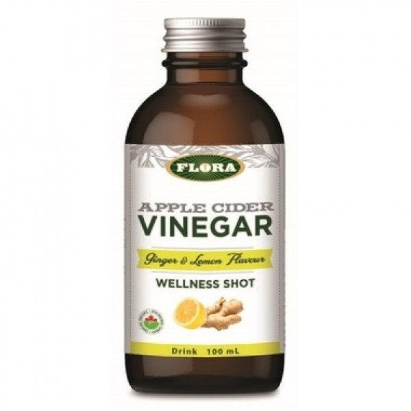 Flora - Apple Cider Vinegar Shot, Ginger & Lemon, 100 mL Fashion