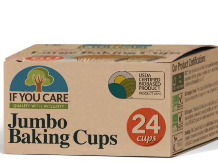 If You Care - Enviro Friendly - Jumbo Baking Cups, 24 Cups Online Hot Sale