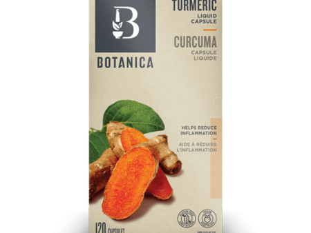 Botanica - Turmeric Liquid Phytocaps, 120 CAPS Online Hot Sale