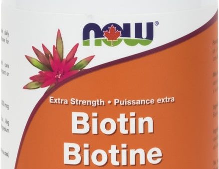 NOW Biotin 5000mcg 120 vcaps on Sale