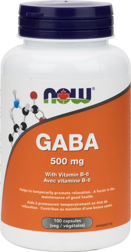 NOW Gaba 500mg 100 caps Sale