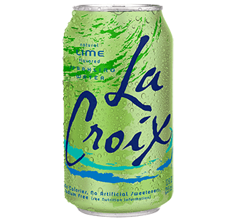 LaCroix - Sparkling Water Lime, 355 mL For Sale