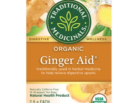 Traditional Medicinals - Organic Ginger Aid Tea, 16 Count Sale