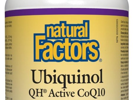 Natural Factors - Ubiquinol 100mg, 60 softgels Supply