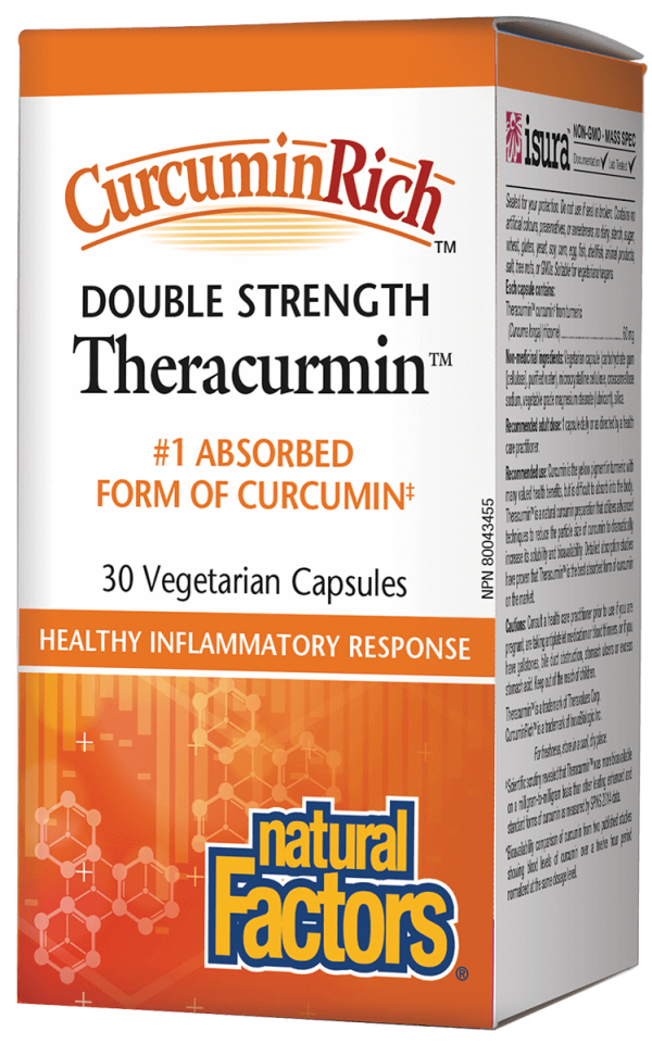 Natural Factors - Theracurmin™ Double Strength - 30V Capsules Online