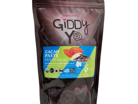 Giddy Yoyo - Cacao Paste - 454 g Online now