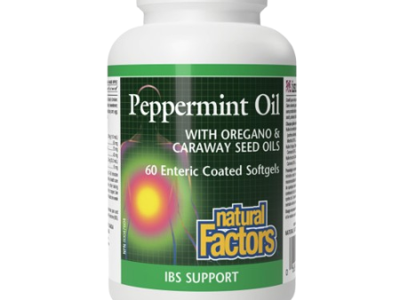 Natural Factors - Peppermint Oil Complex - 60 Softgels Fashion