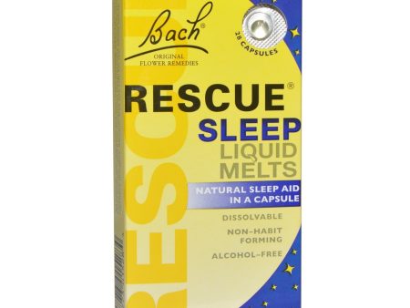 Bach Original Flower Remedies - Rescue Night Liquid Melts, 28 capsules Online