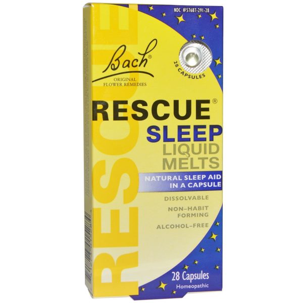 Bach Original Flower Remedies - Rescue Night Liquid Melts, 28 capsules Online