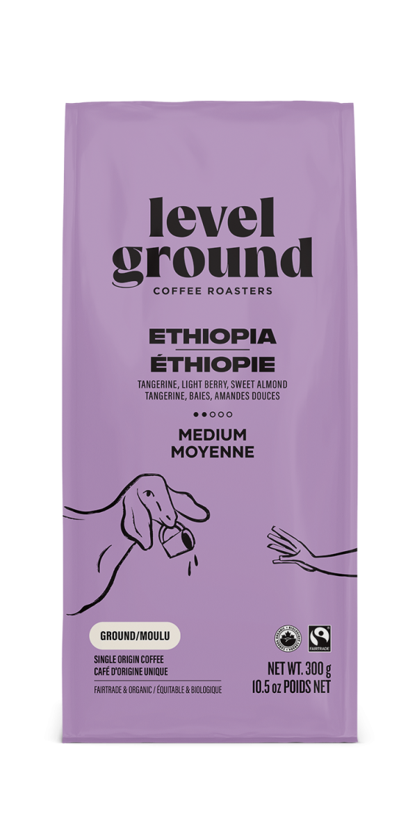 Level Ground Trading Ltd - Ethiopia, Medium & Lovely, Ground, 300 g For Cheap