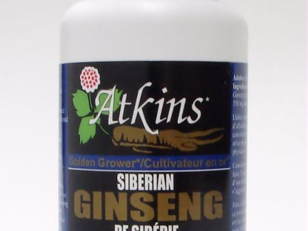 Atkins Ginseng Farm - Siberian Ginseng, 100 caps For Cheap