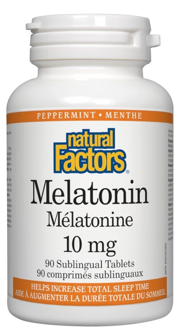 Natural Factors - Melatonin 10mg, 90 tablets For Sale