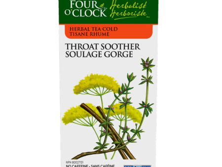 Four O Clock - Herbal Tea, Throat Soother, 20 Count Online