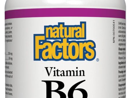 Natural Factors - Vitamin B6 with Vitamin C, 90 tablets Fashion