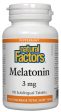 Natural Factors - Melatonin 3mg, 90 tablets Online Sale