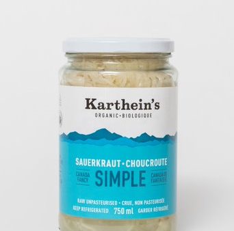 Karthein s Organic - Organic Simple Sauerkraut, 750 mL Online