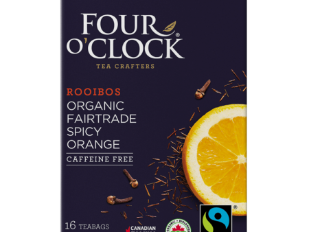 Four O Clock - Rooibos Tea, Spicy Orange, 16 Count on Sale