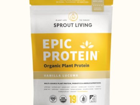 Sprout Living - Epic Protein - Vanilla Lucuma, 454g Online Sale