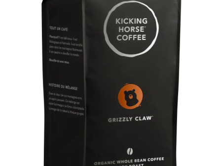 Kicking Horse Coffee - Grizzly Claw - Dark Whole bean Coffee, 454 g Supply