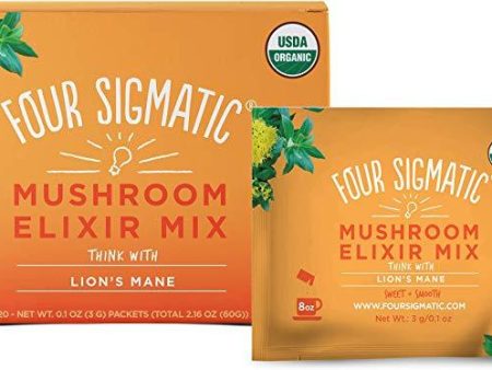 Four Sigma Foods - Lion s Mane Mushroom Elixir, 3g For Cheap