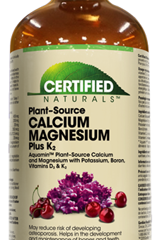 Certified Naturals - Calcium Magnesium K2 Liquid (Cherry), 450ml Sale