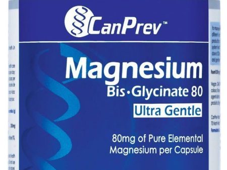 CanPrev - Magnesium Bis-glycinate 80mg Ultra Gentle, 120 CAPS Hot on Sale