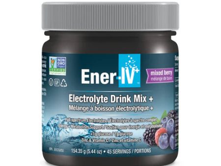 Ener-IV+ Electrolyte Drink - Berry, 154.35 g For Discount