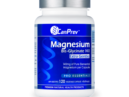 CanPrev - Magnesium Bis-glycinate 140 Extra G, 120CAPS on Sale