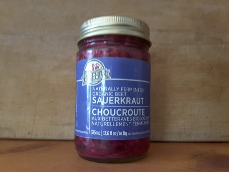 Ontario Natural - Organic Beet Sauerkraut, 744 mL Sale